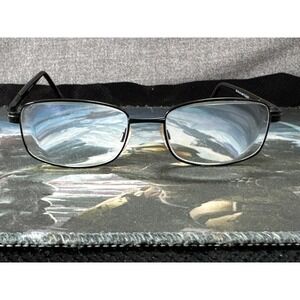Modern Gravity Men's Rectangular Eyeglasses Metal Frame Only